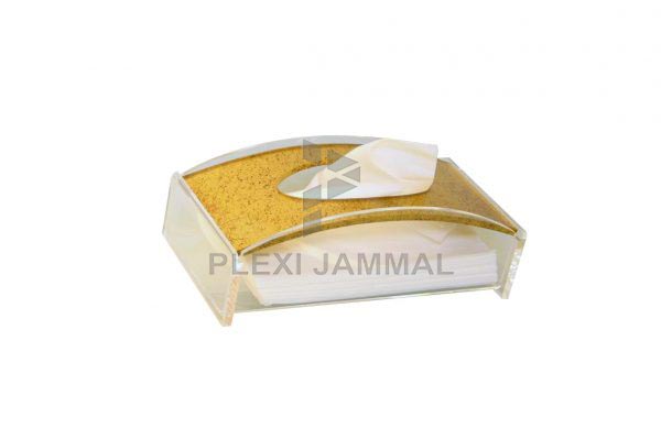 علبة كلينكس ذهبي