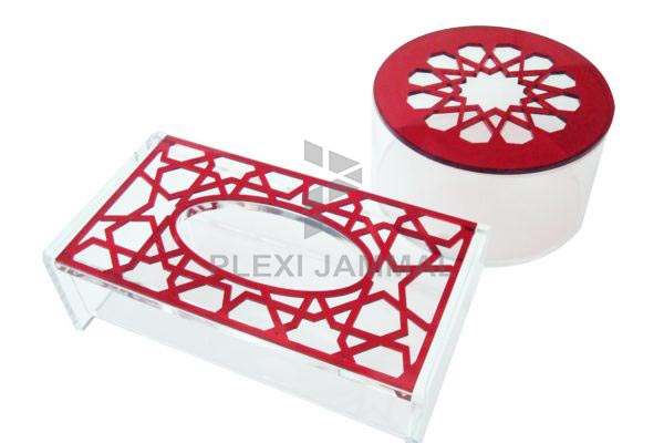 علبة حلو نجمة احمر