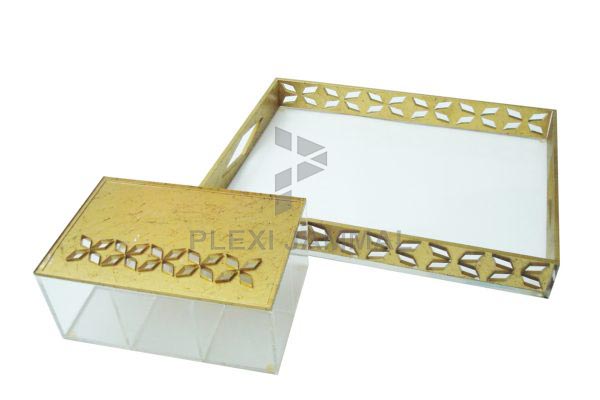 طقم اوبليك ذهبي