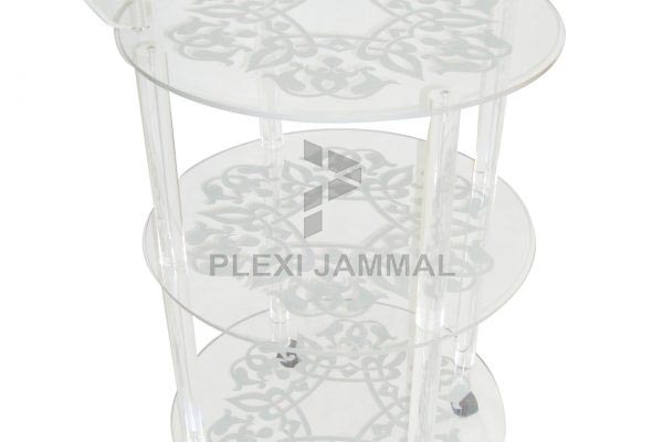 عربة لون فضي